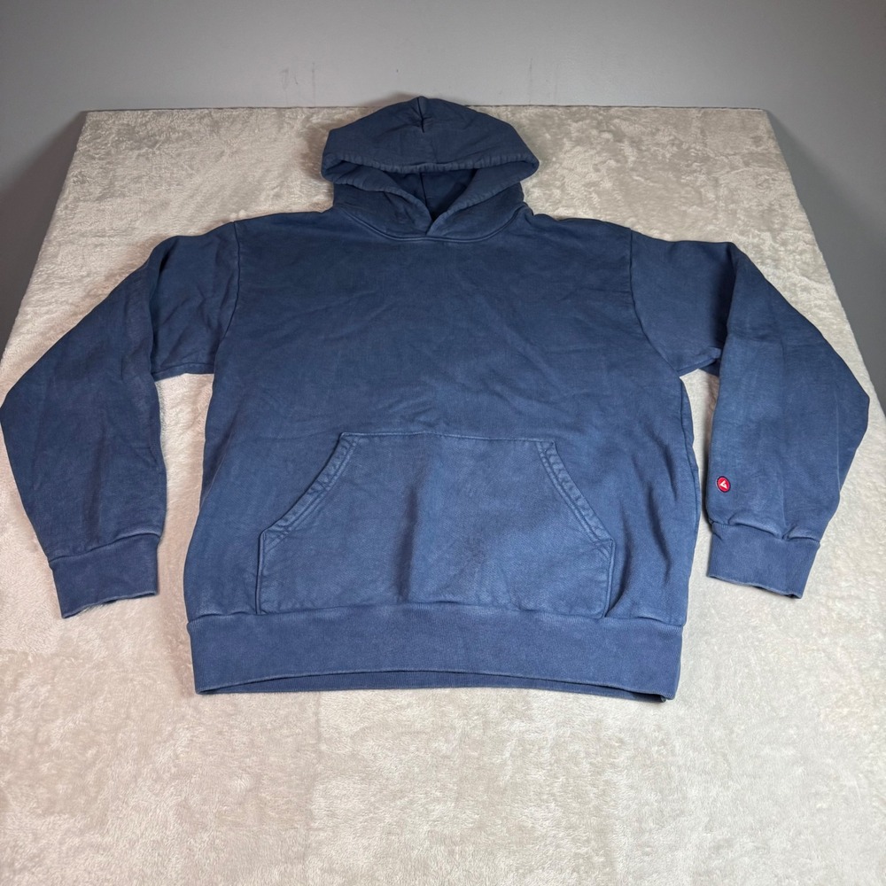 NWOT American Giant Unisex American Vintage Pullover Hoodie L Washed Blue